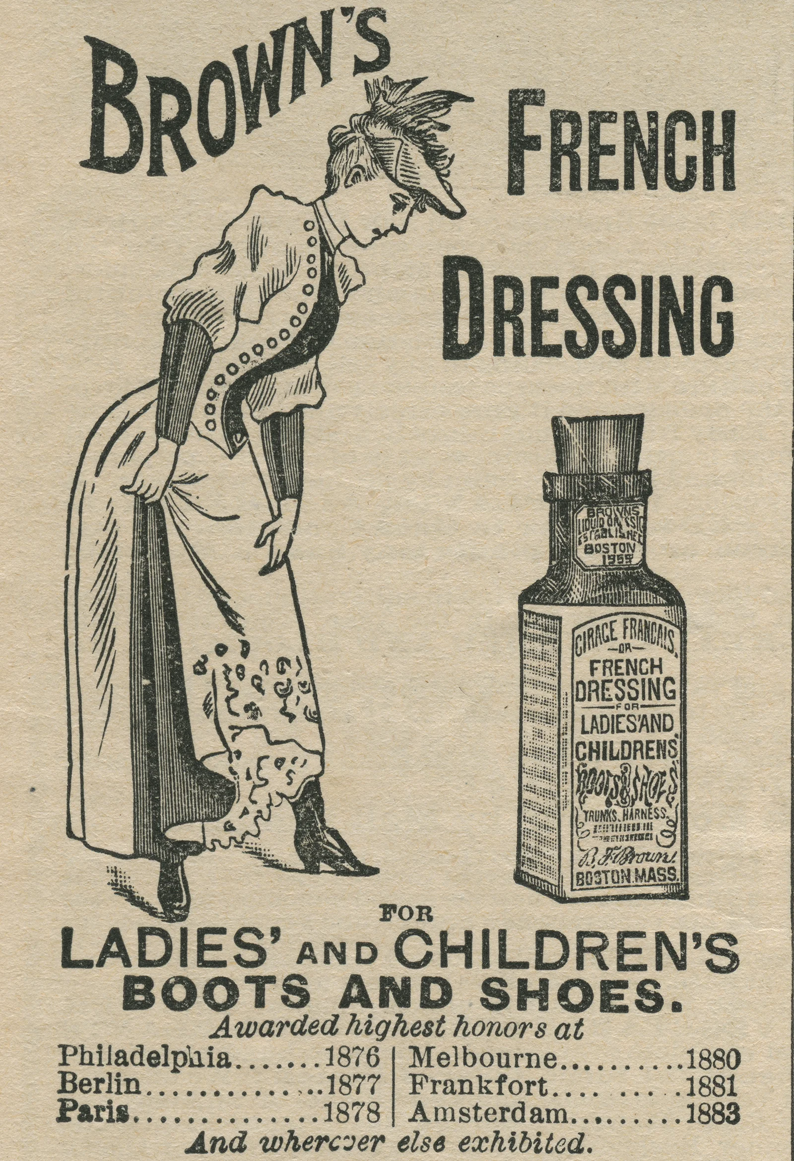 Vintage clipping, Browns French dressing