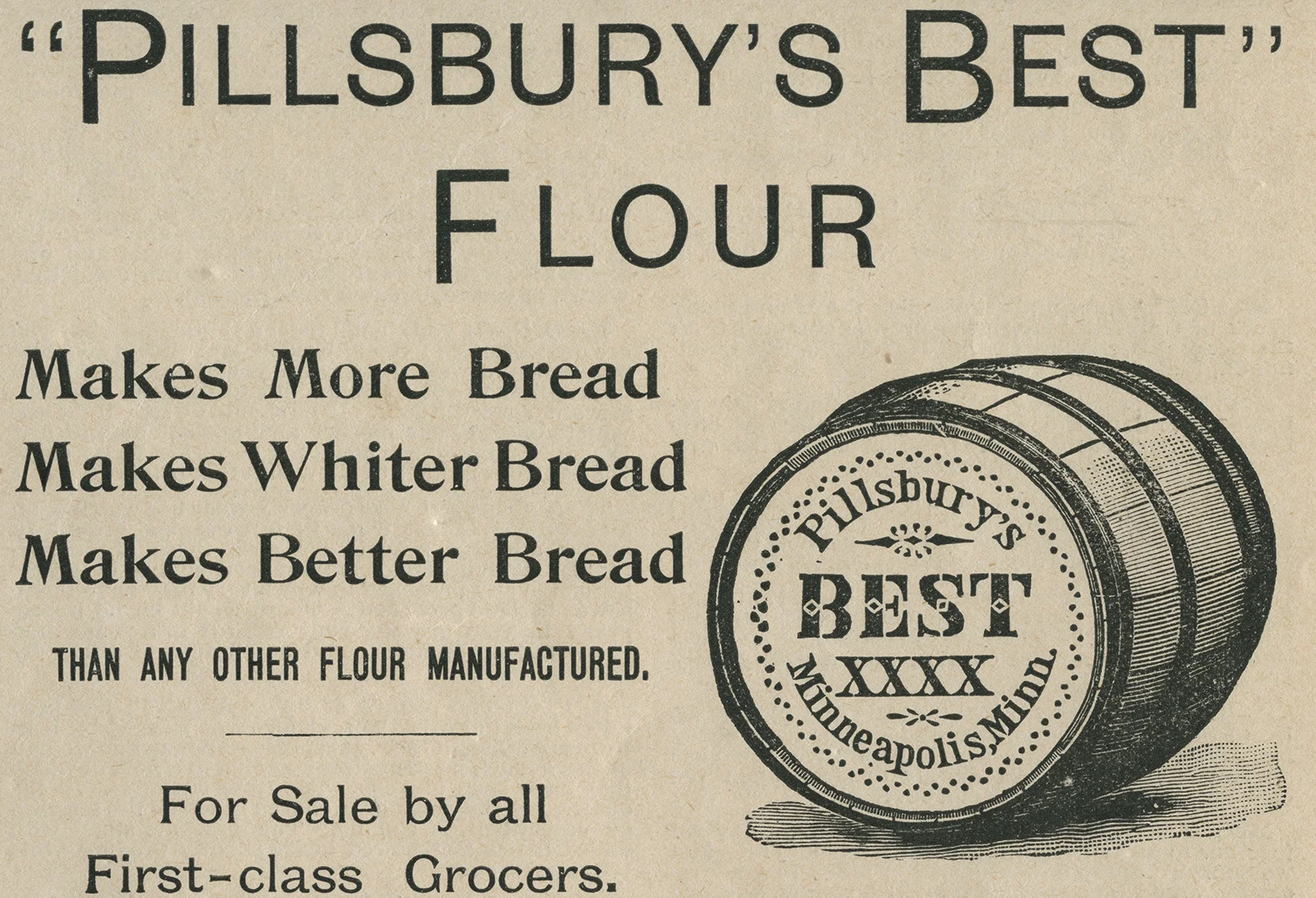 Vintage clipping, Pillsburys best flour